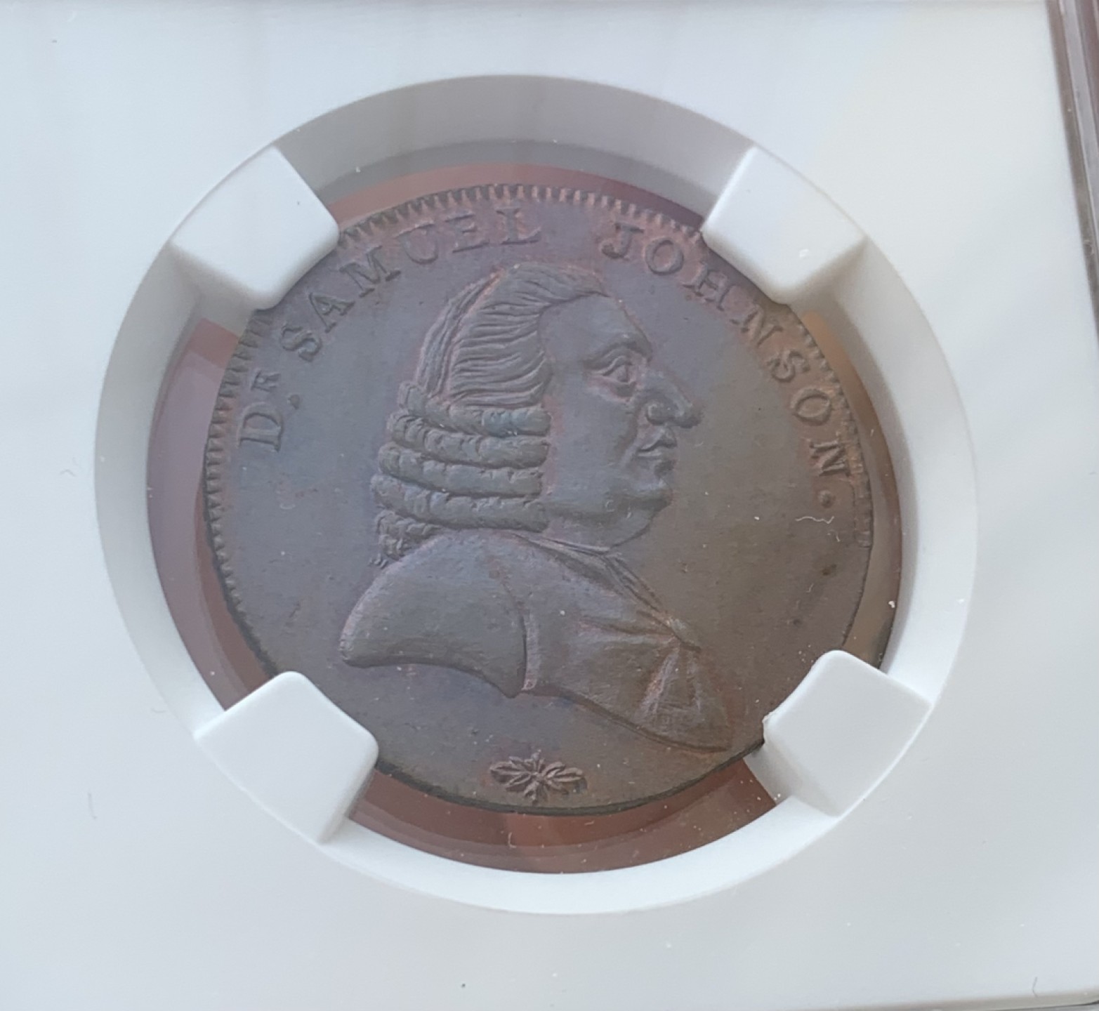 瓶子🏺第76期拍卖会 英国1790年沃里克郡·比格斯·伯明翰·汉普顿1/2便士代币MS63