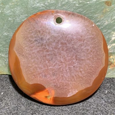 精美战国红玛瑙冰飘吊坠一个， 精美战国红玛瑙冰飘吊坠一个，