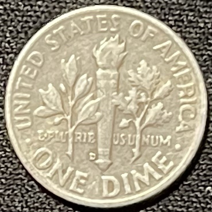 紫瑗钱币——第249期拍卖 美国 1953年 D版 罗斯福 10美分 2.5克 0.9银