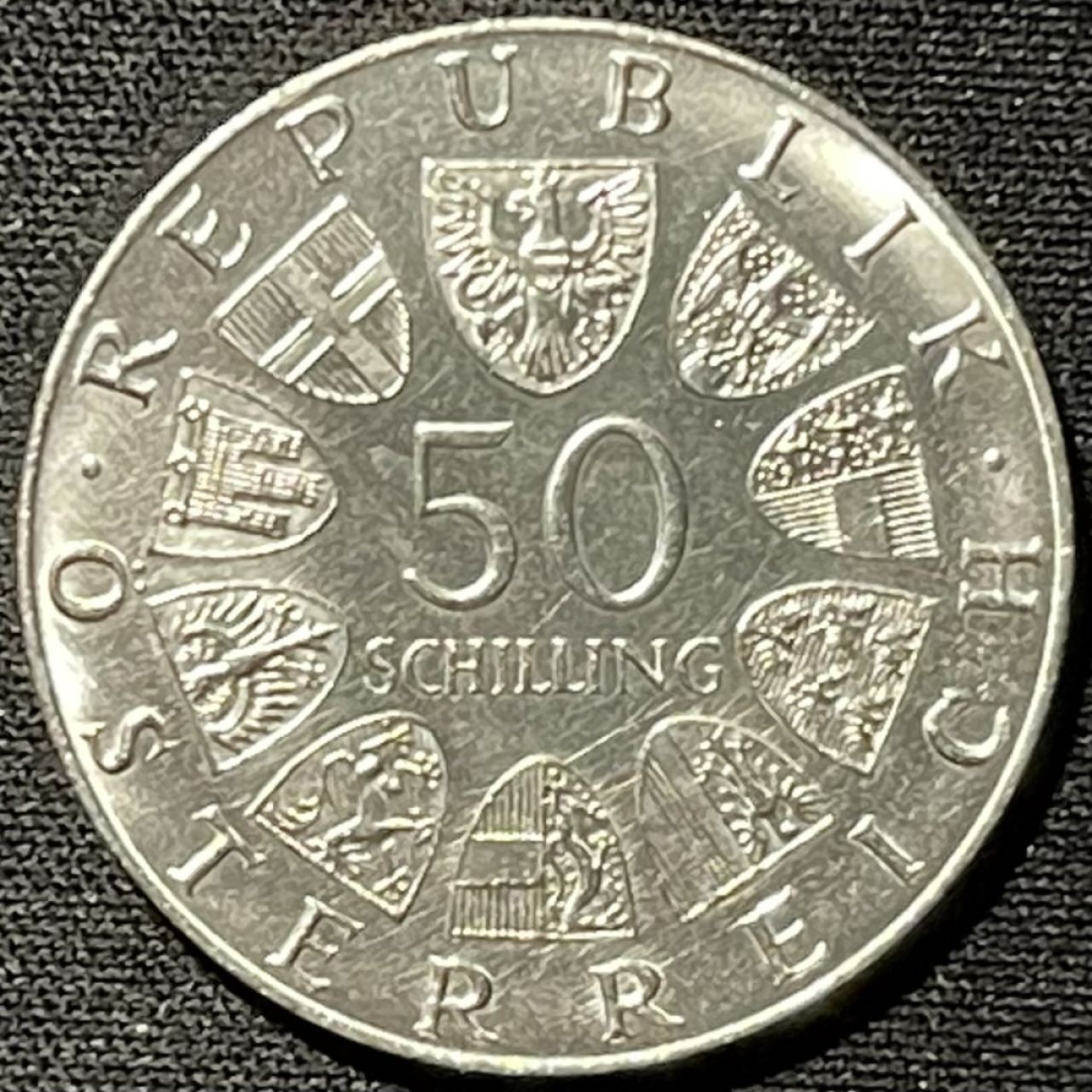 紫瑗钱币——第249期拍卖 奥地利 1972年 农业研究所成立100周年纪念 50先令 20克 0.9银 