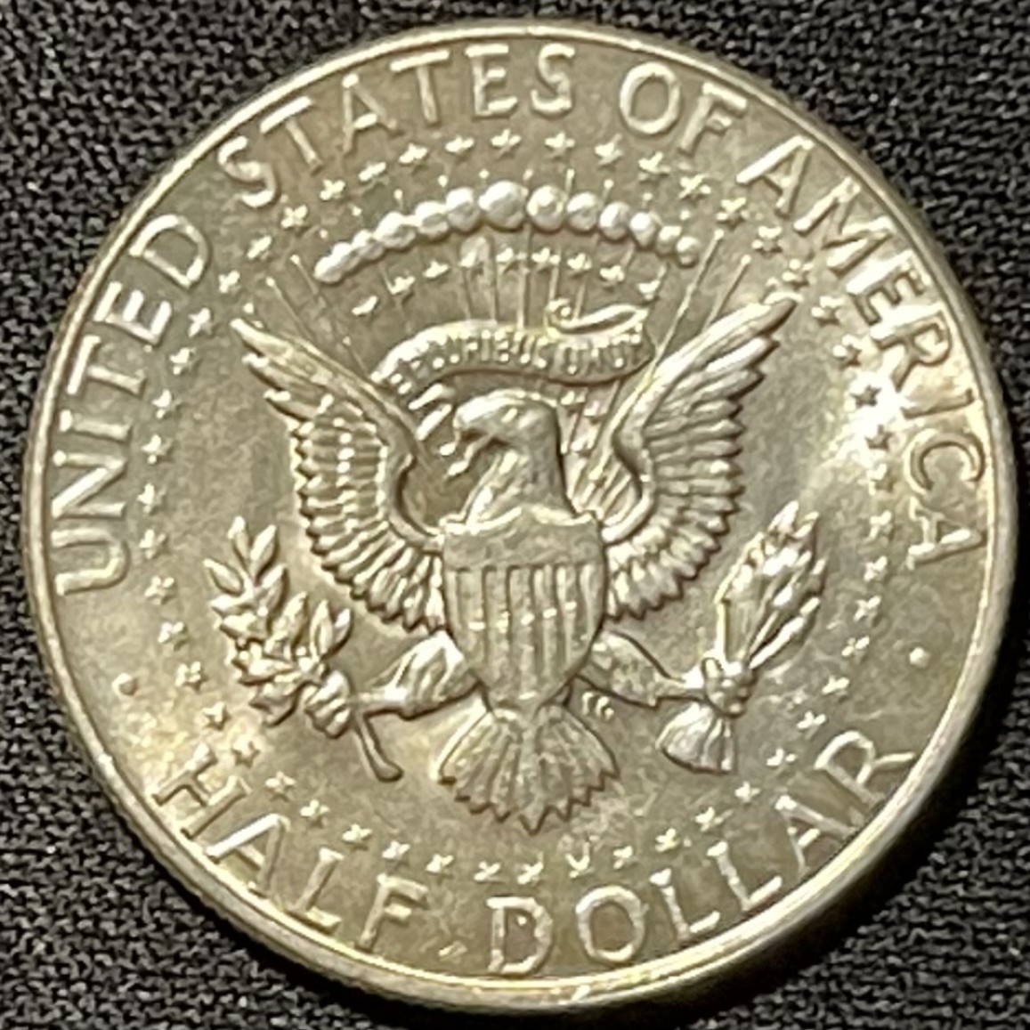 紫瑗钱币——第249期拍卖  美国 1968年 肯尼迪 半美元 50美分 11.5克 0.4银 UNC