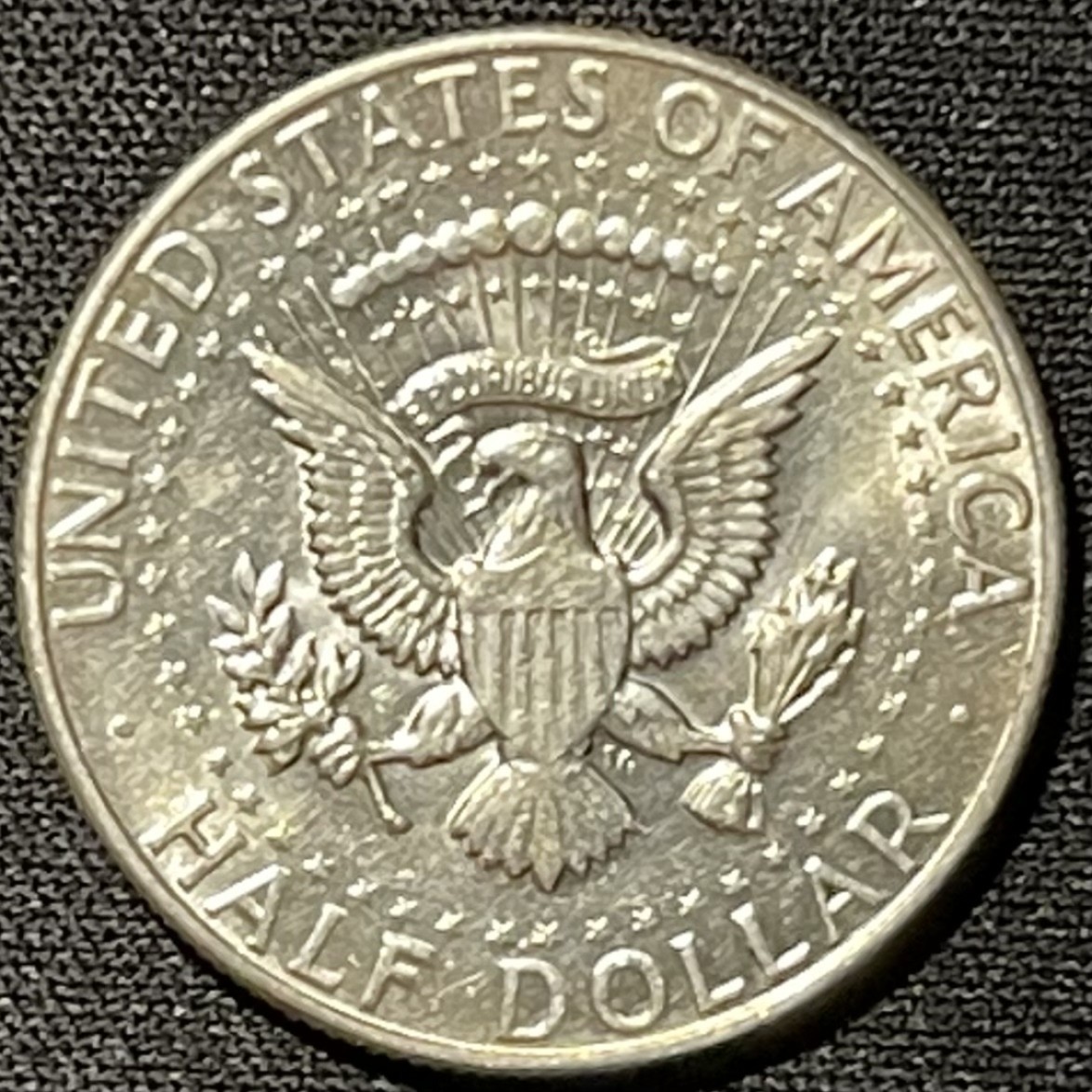 紫瑗钱币——第249期拍卖  美国 1967年 肯尼迪 半美元 50美分 11.5克 0.4银 UNC