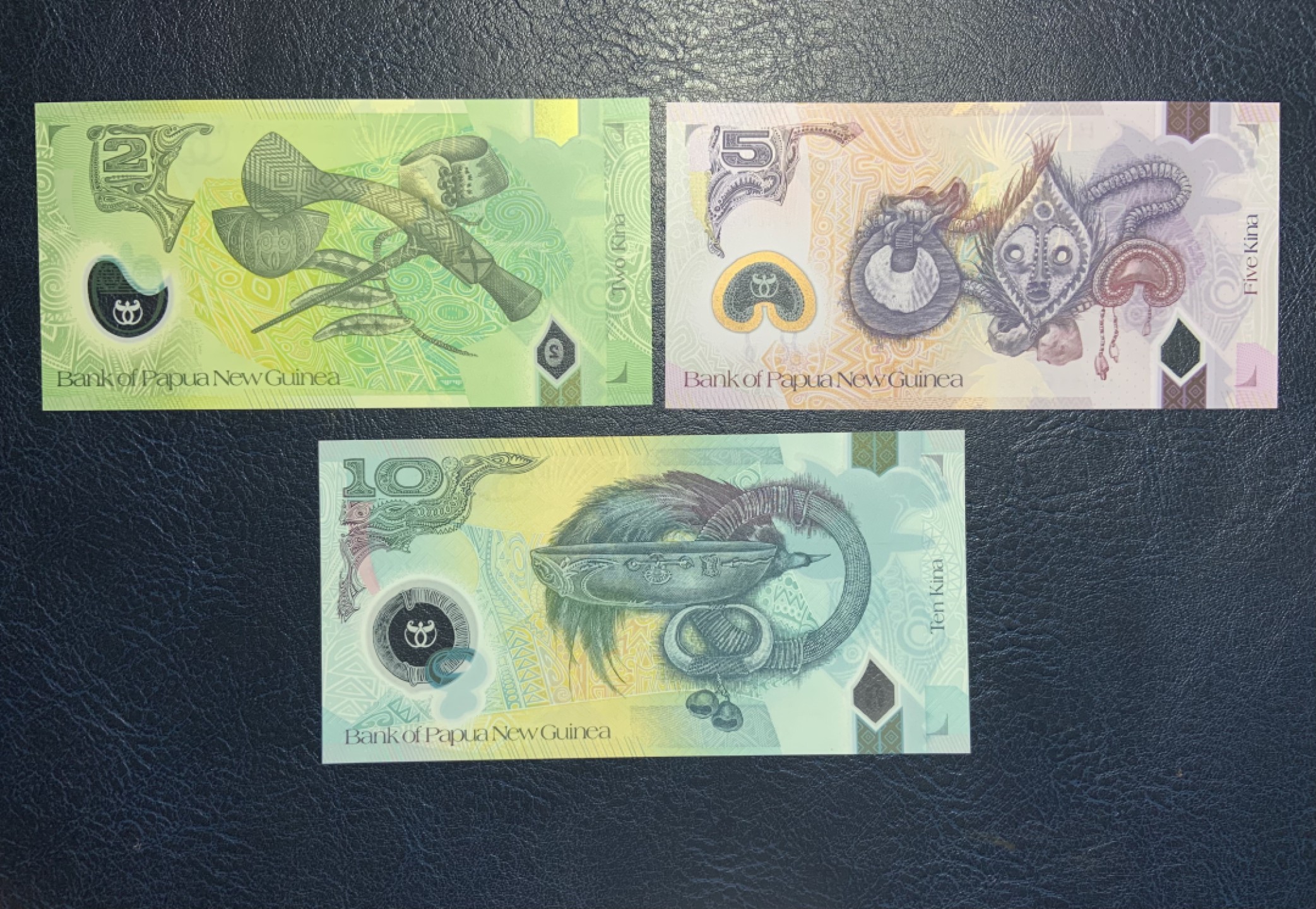 收藏联盟Quantum Auction 第228期拍卖 (已更新) 巴布新几内亚2008年2-10基纳 品相全新UNC 初版第一签