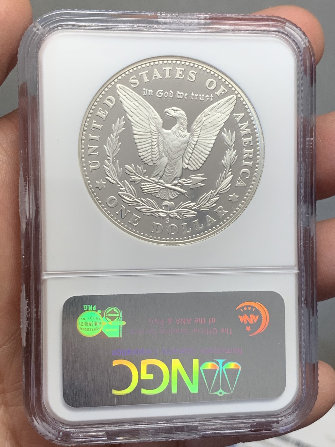 《竞宝斋》第130场-周日，周一连拍 (全场包邮) NGC PF69 2006 美国 旧金山铸币厂 百年纪念 精制大银币 900银 26.73克 高分好状态