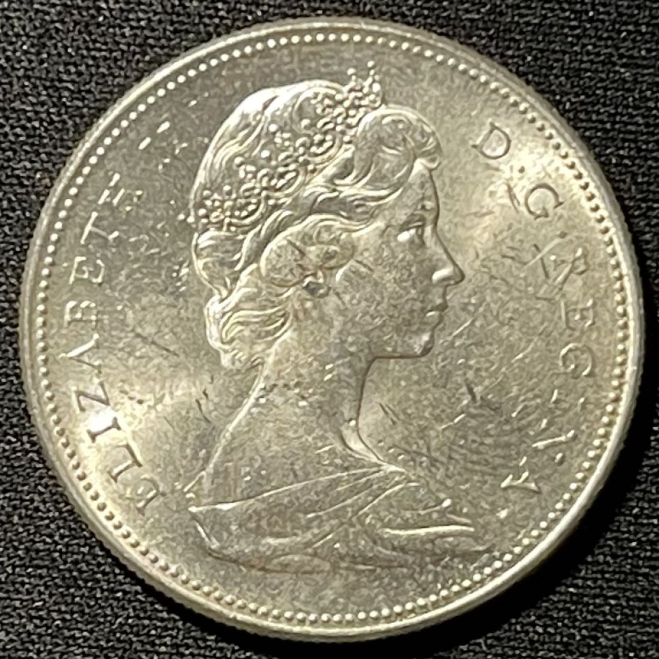 紫瑗钱币——第249期拍卖 加拿大 1967年 伊丽莎白二世 建国百年 大雁 1元 23.5克 0.8银 UNC