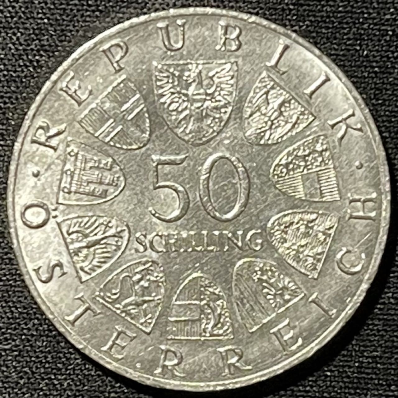 紫瑗钱币——第249期拍卖 奥地利 1965年 维也纳大学600周年 50先令 20克 0.9银