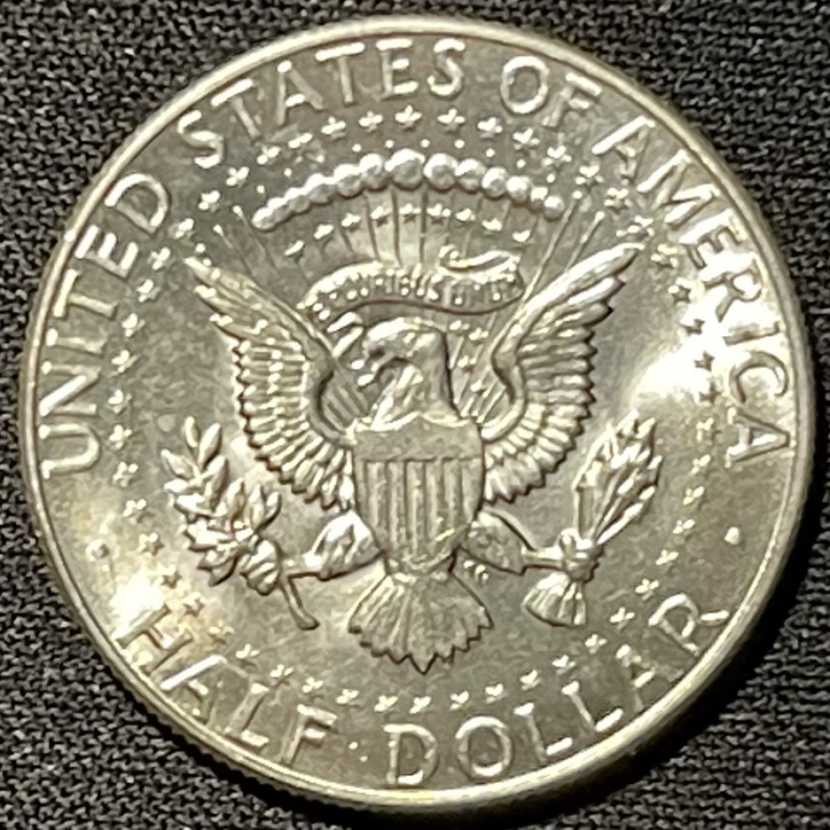 紫瑗钱币——第249期拍卖 美国 1965年 肯尼迪 半美元 50美分 11.5克 0.4银 UNC