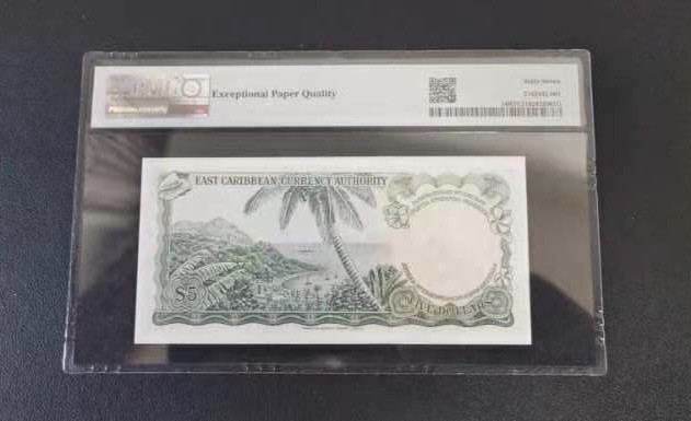 收藏联盟Quantum Auction 第228期拍卖 (已更新) 东加勒比国家(安提圭)1965年5元 PMG67 