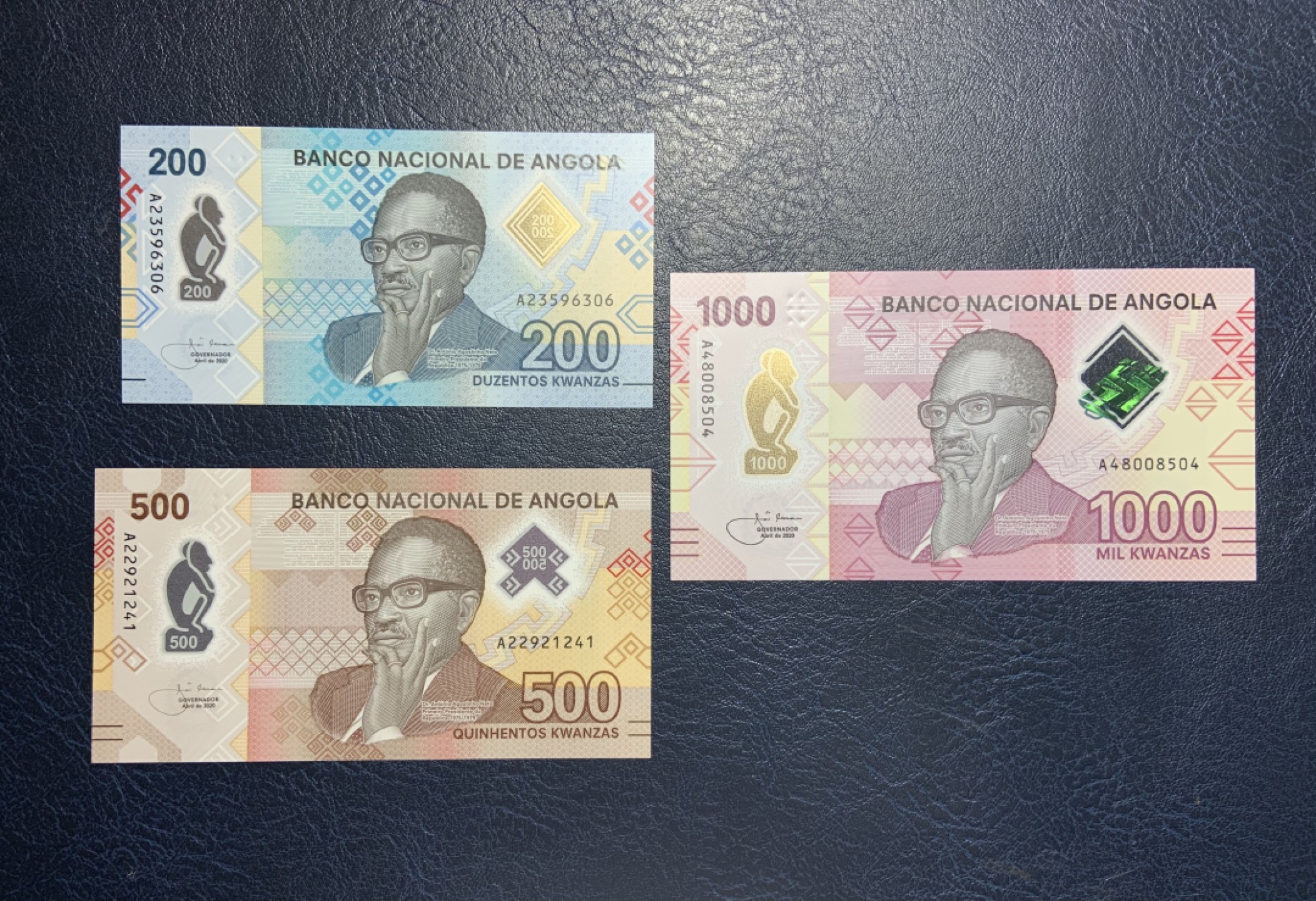 收藏联盟Quantum Auction 第228期拍卖 (已更新) 安哥拉2020年200-1000库瓦查 品相全新UNC A冠