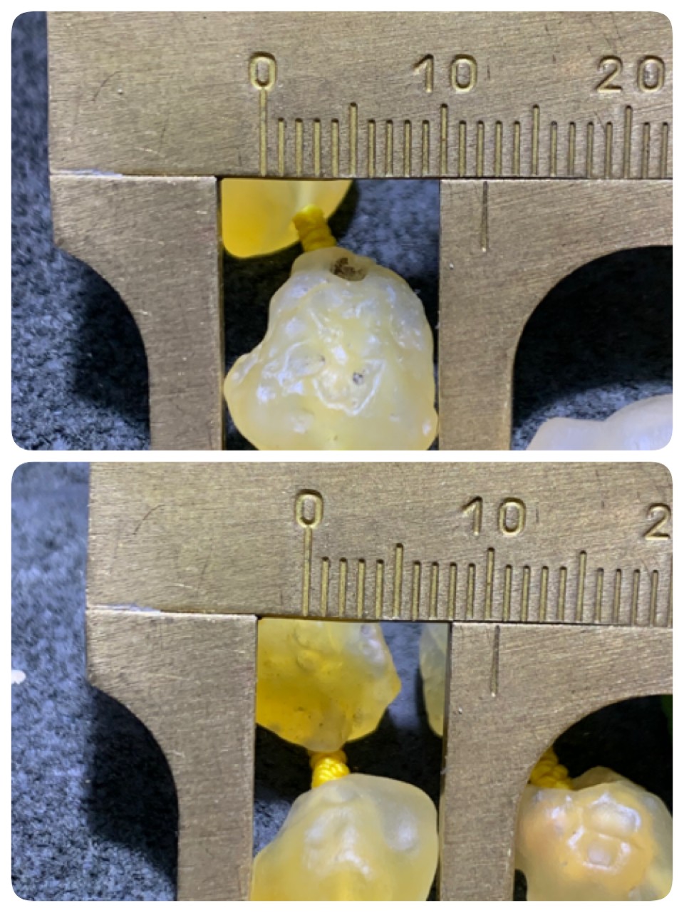 精美天然阿拉善玛瑙麻皮蜜蜡黄色项链加糖心吊坠项链一条，