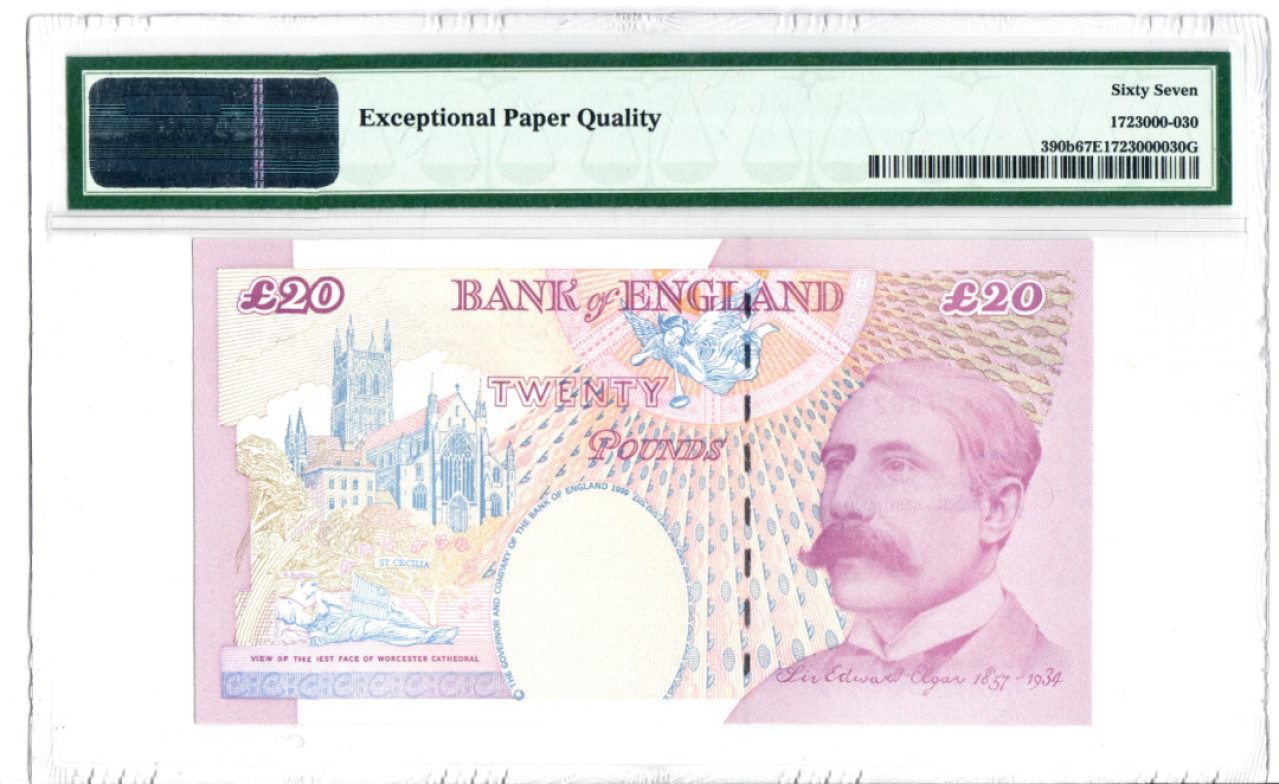 收藏联盟Quantum Auction 第228期拍卖 (已更新) 英国2004年20镑 PMG67 