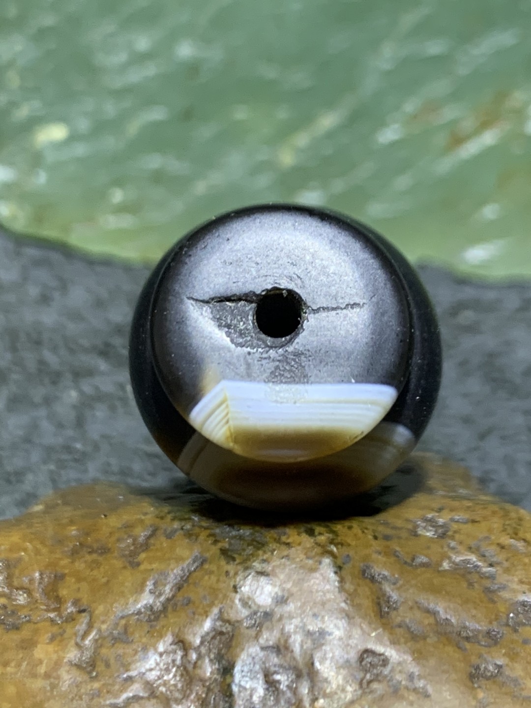 亚光药师玛瑙通货瓶子 一个！