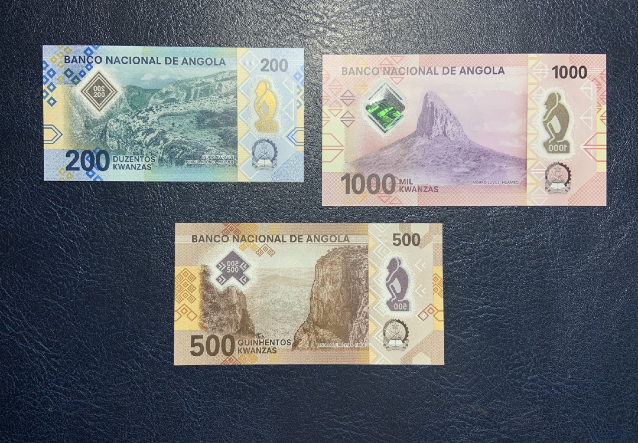 收藏联盟Quantum Auction 第228期拍卖 (已更新) 安哥拉2020年200-1000库瓦查 品相全新UNC A冠