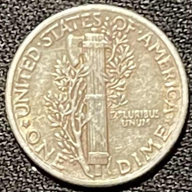 紫瑗钱币——第249期拍卖 美国 1940年  墨丘比利 小飞侠 10美分 银币 2.5克 0.9银