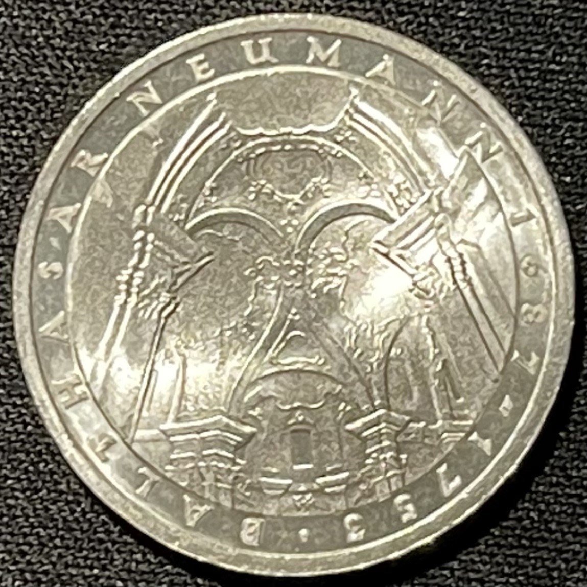 紫瑗钱币——第249期拍卖 联邦德国 1978年 F厂 诺依曼逝世225周年 5马克 11.2克 0.625银 UNC