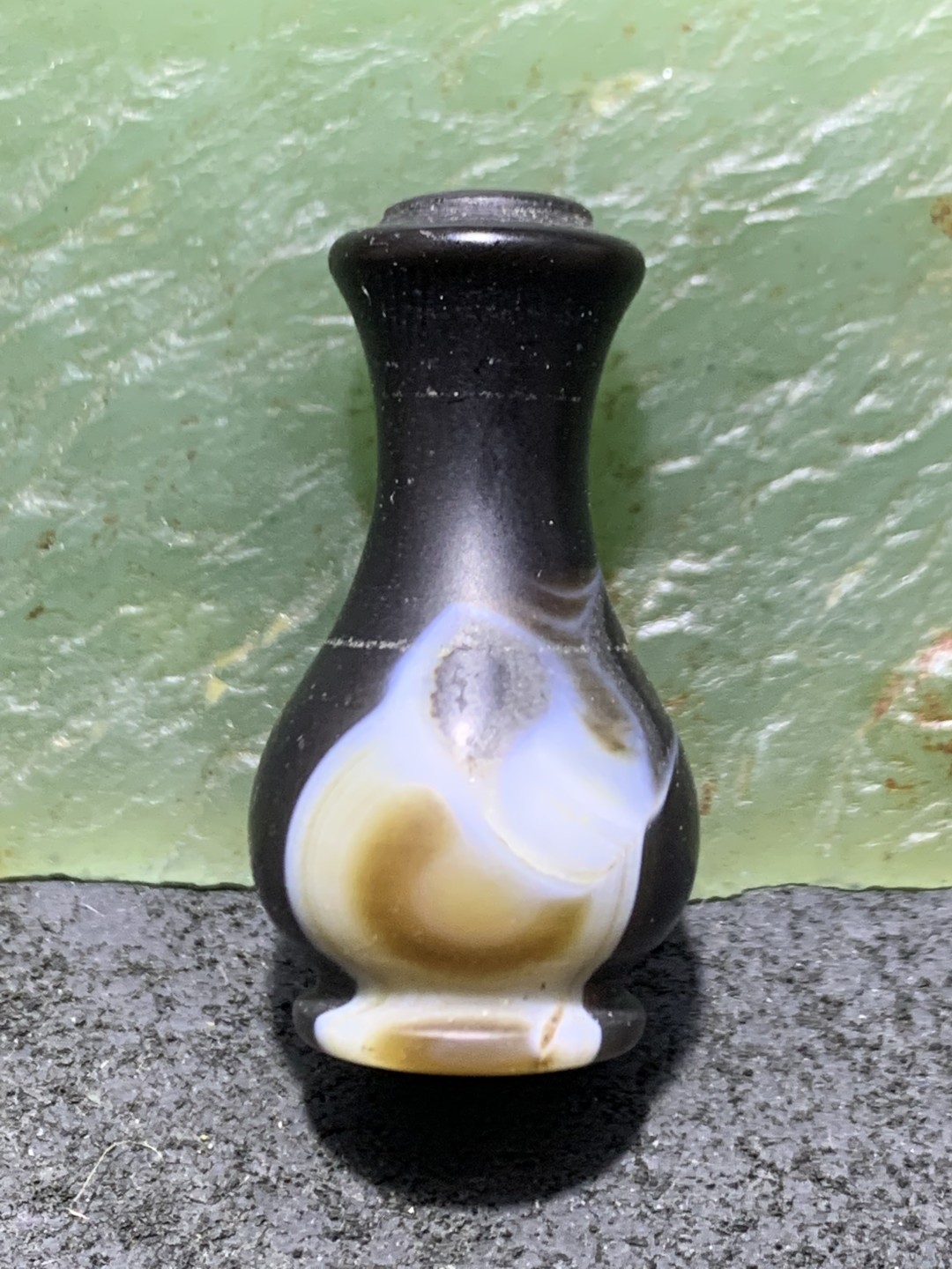 亚光药师玛瑙通货瓶子 一个！