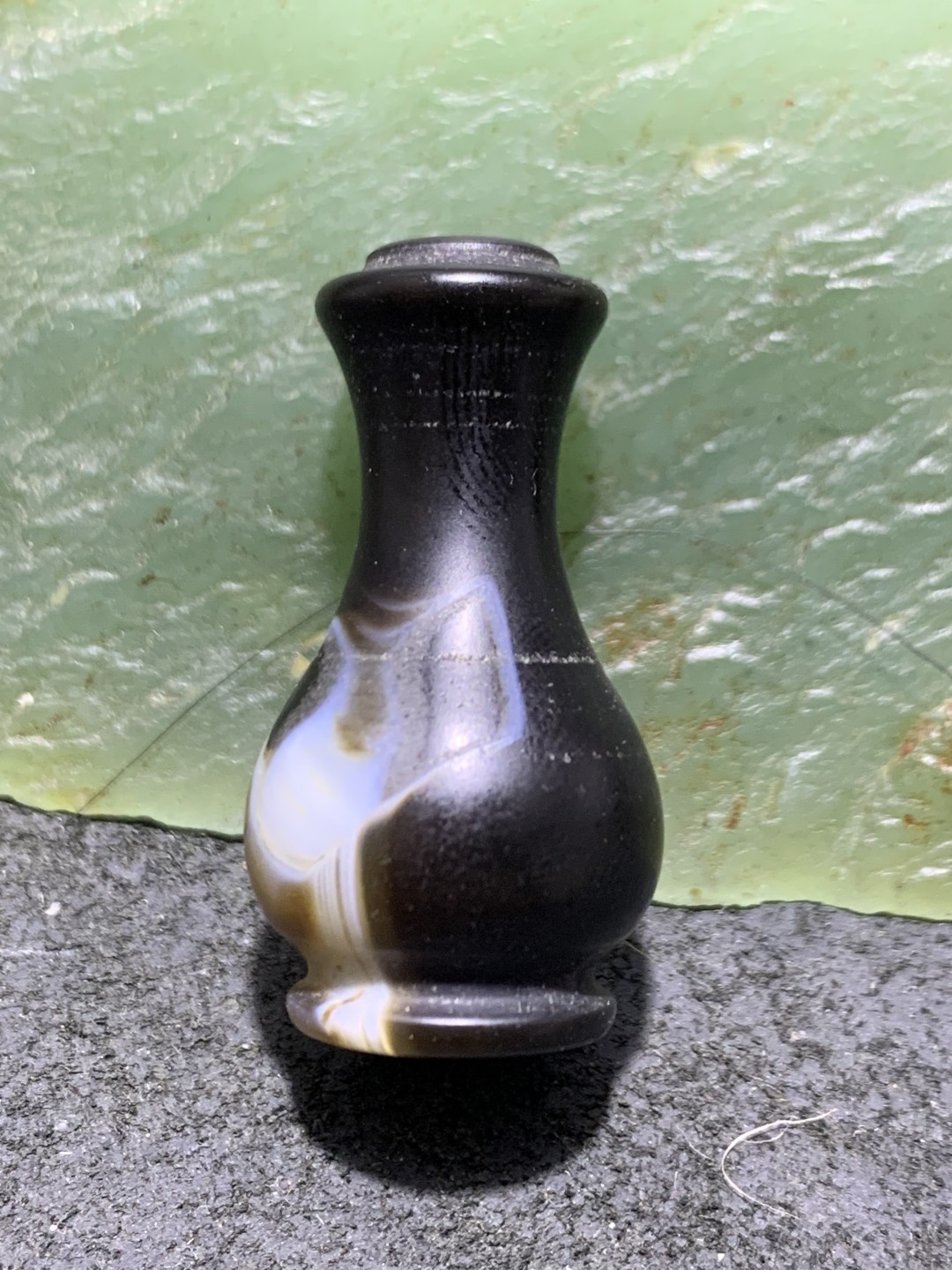 亚光药师玛瑙通货瓶子 一个！