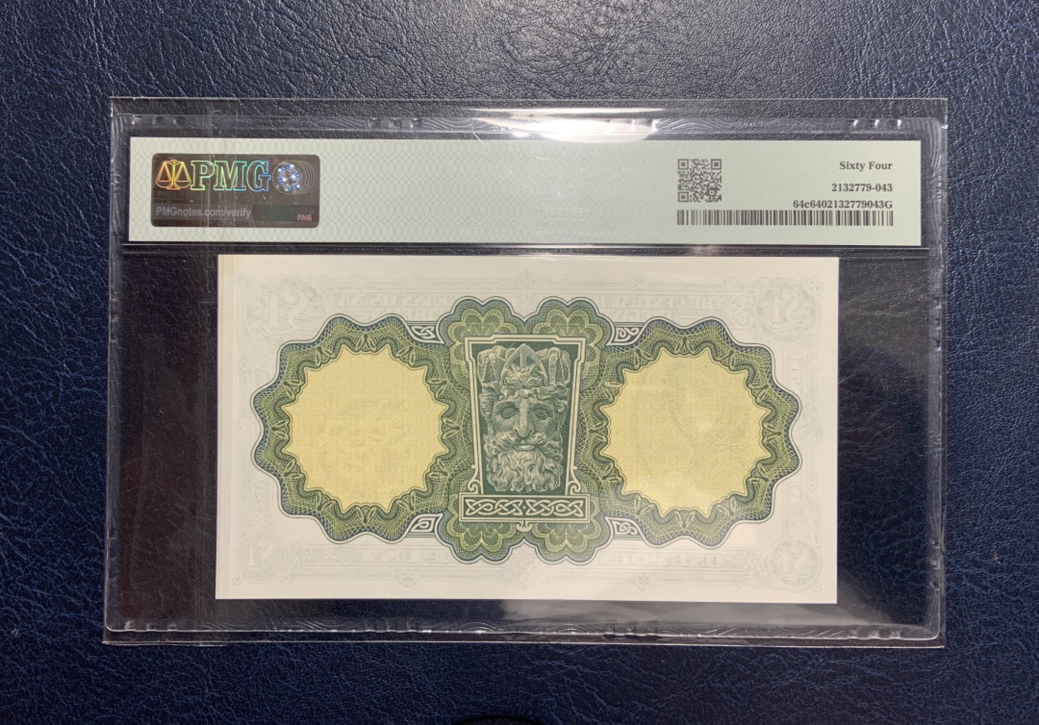 收藏联盟Quantum Auction 第228期拍卖 (已更新) 爱尔兰1975年1镑 PMG64