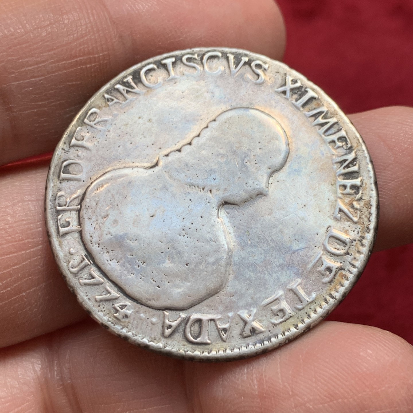 《竞宝斋》第131场-周日，周一连拍 (全场包邮) 马耳他 1774年 2S 大银币 23克 非常稀少的品种 N未给入盒 带标签上拍