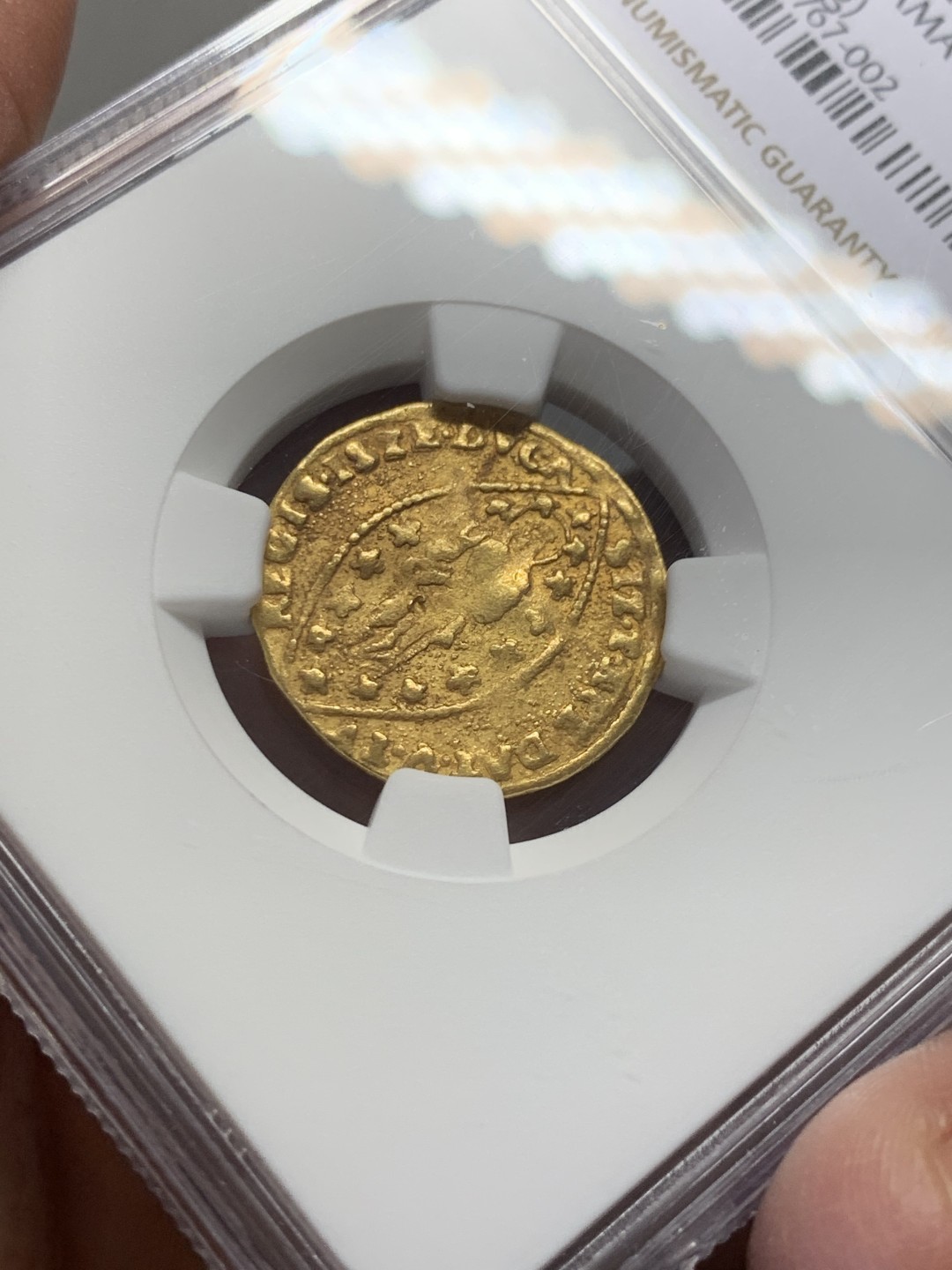 《竞宝斋》第131场-周日，周一连拍 (全场包邮) NGC-AU 意大利威尼斯 1789年 1杜卡特金币 非常稀少