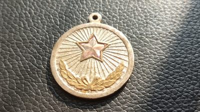 裸币专场 朝鲜五星勋章一枚