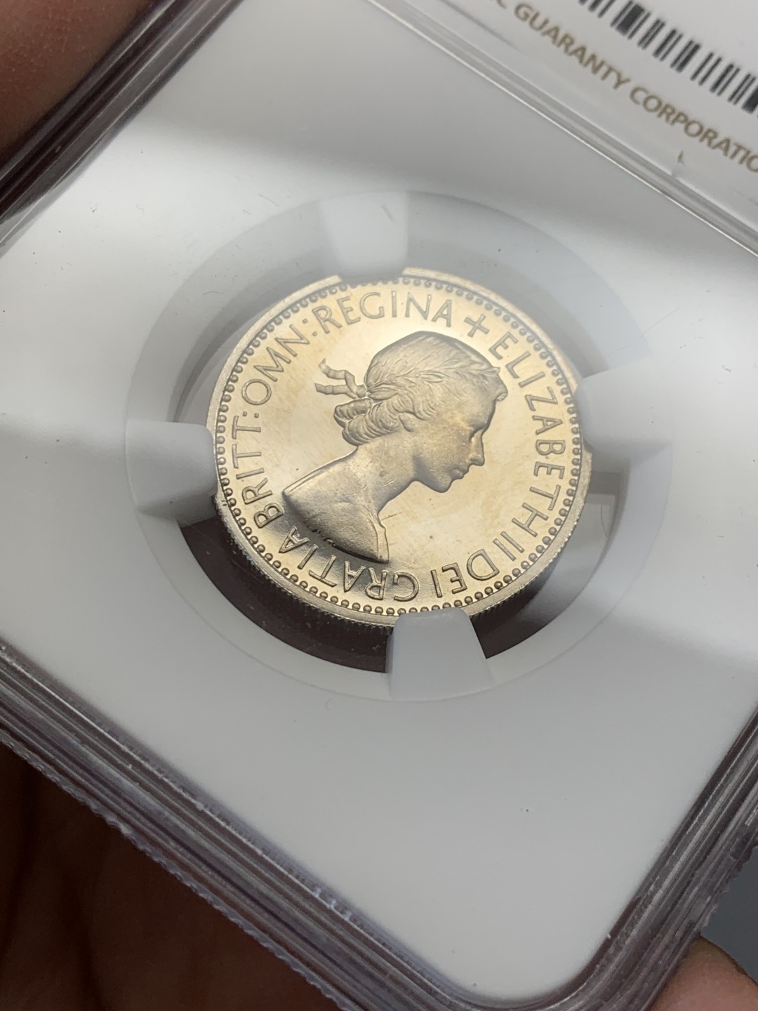 《竞宝斋》第131场-周日，周一连拍 (全场包邮) NGC PF66CA 1953年英国伊丽莎白二世首年精制1先令（SCOTTISH),高分加CAM SBP拍卖66分带CAM 1先令已过千