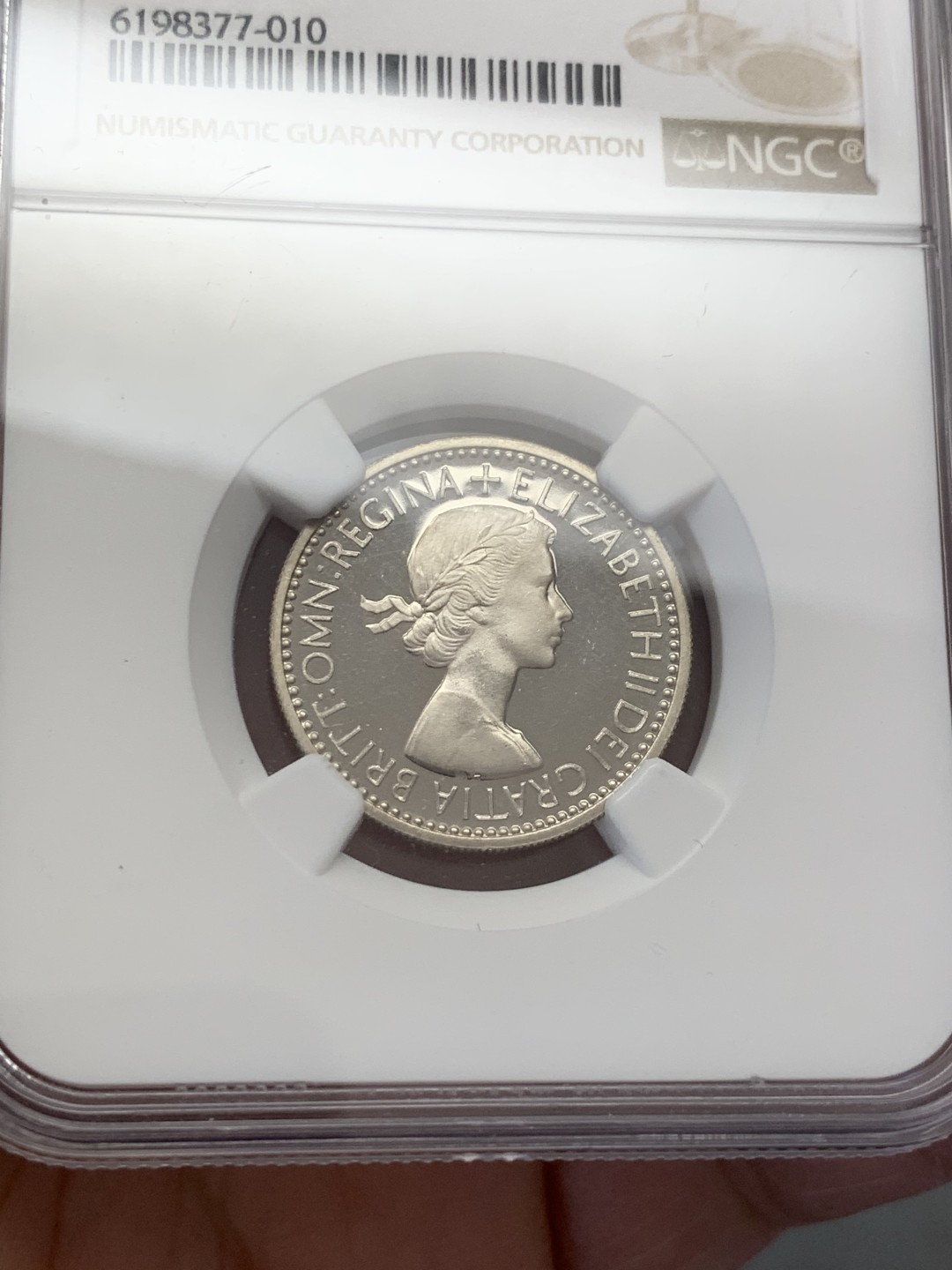 《竞宝斋》第131场-周日，周一连拍 (全场包邮) NGC PF65CA 1953年英国伊丽莎白二世首年精制1先令（ENGLAND),高分加CAM