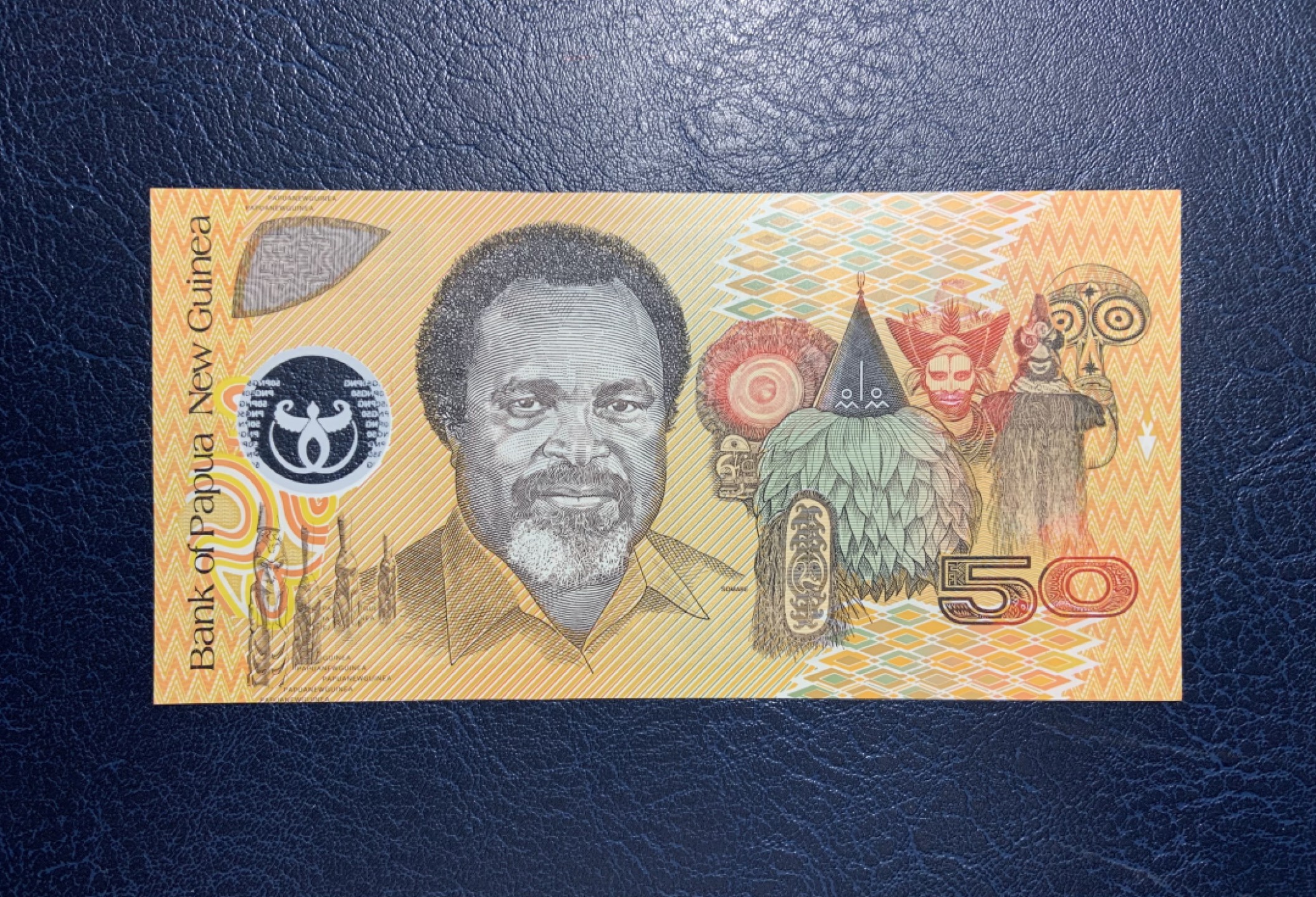 收藏联盟Quantum Auction 第229期拍卖 已更新 巴布新几内亚1999年50基纳 品相全新UNC 