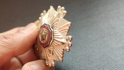 每日随心十拍007 <祼币场> 朝鲜三级国旗勋章一枚