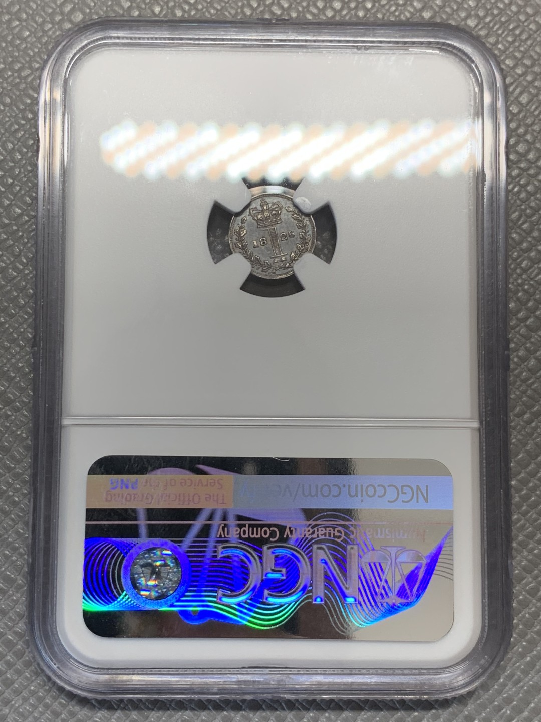 《竞宝斋》第131场-周日，周一连拍 (全场包邮) NGC AU58  1826年英国乔四洗脚1便士