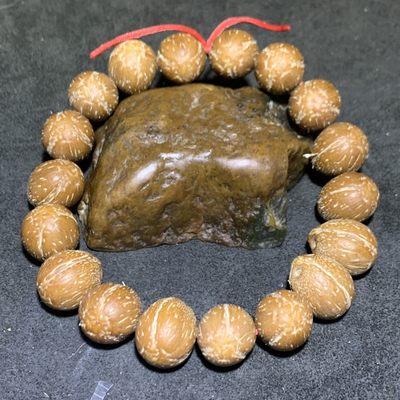 精美印尼老树紫金鼠闷墩近圆前鼠后猫菩提手串一条！ - 精美印尼老树紫金鼠闷墩近圆前鼠后猫菩提手串一条！