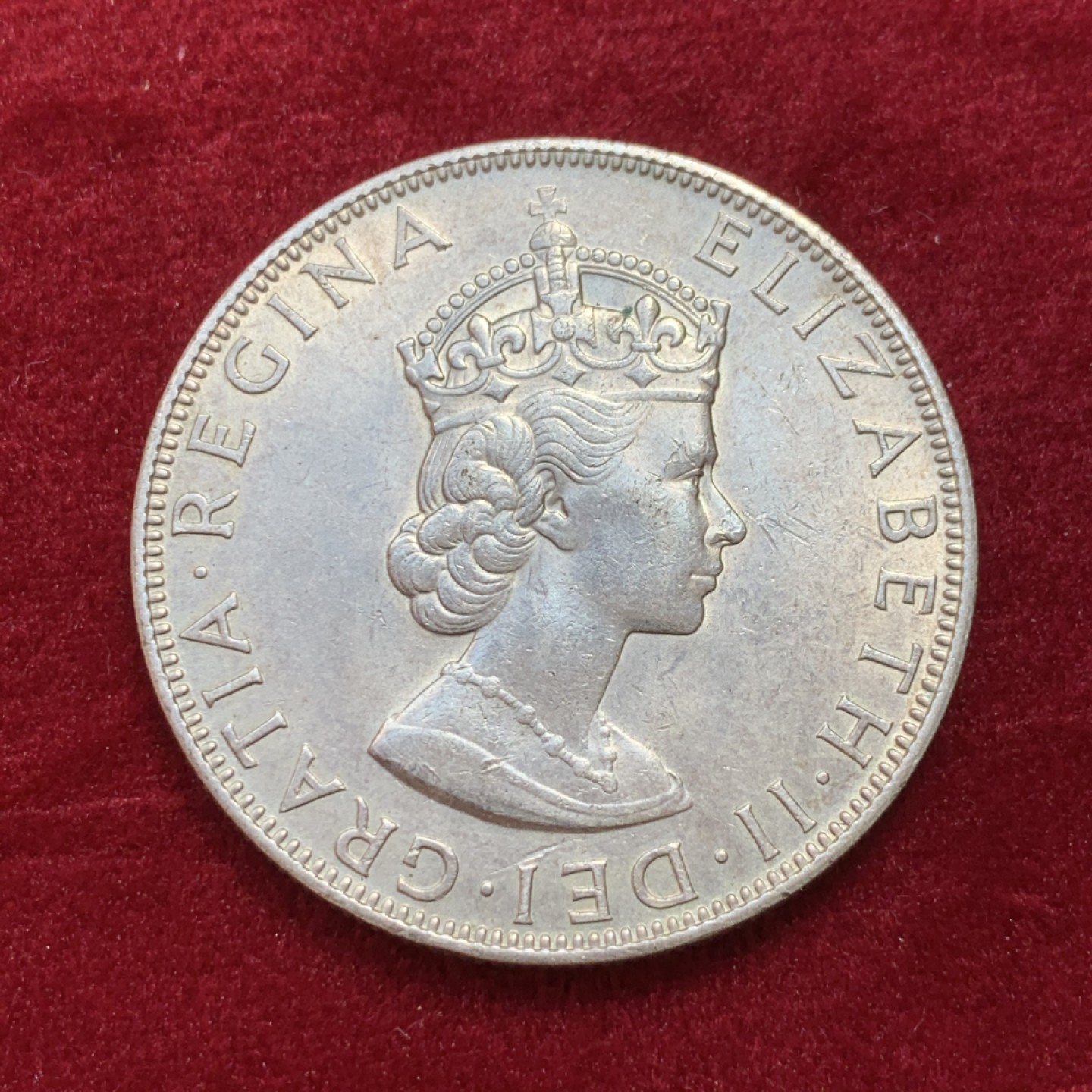 《竞宝斋》第131场-周日，周一连拍 (全场包邮) 英属 百慕大 1964年 1克朗银币