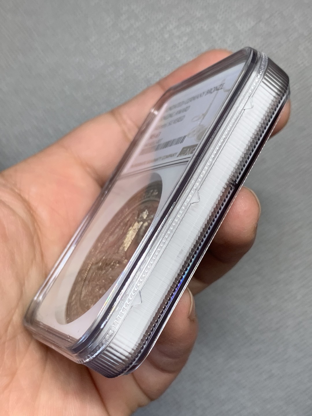 《竞宝斋》第131场-周日，周一连拍 (全场包邮) NGC MS63 德国十九世纪歌唱比赛镀银铜章 45mm大规格