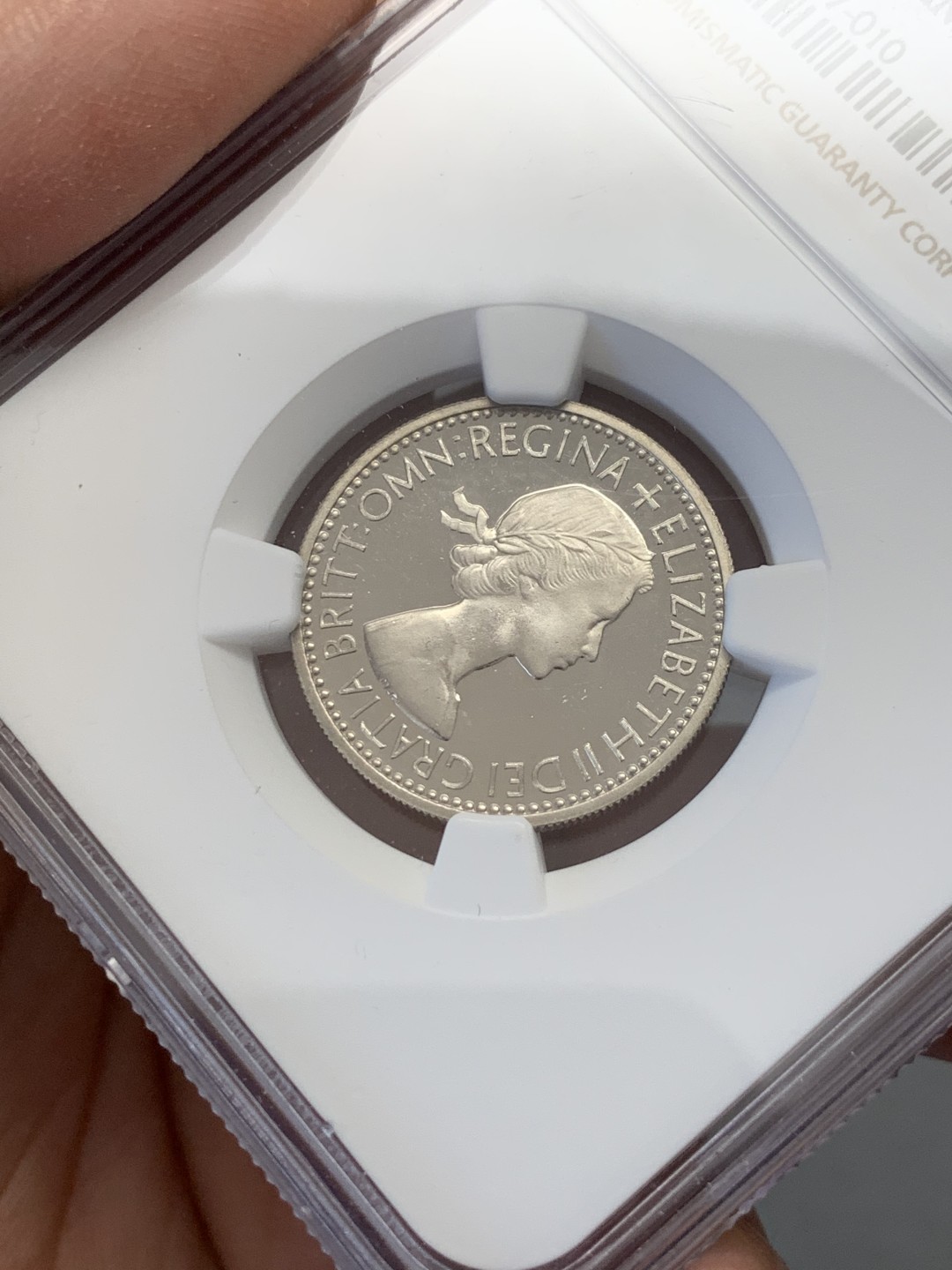 《竞宝斋》第131场-周日，周一连拍 (全场包邮) NGC PF65CA 1953年英国伊丽莎白二世首年精制1先令（ENGLAND),高分加CAM