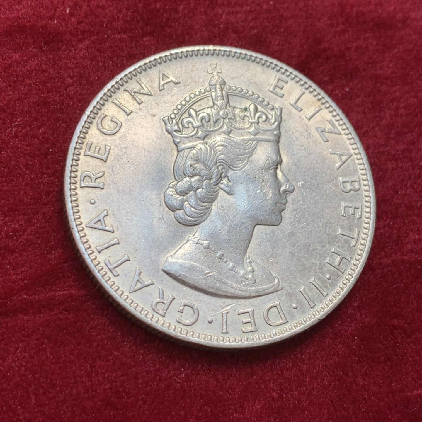 《竞宝斋》第131场-周日，周一连拍 (全场包邮) 英属 百慕大 1964年 1克朗银币