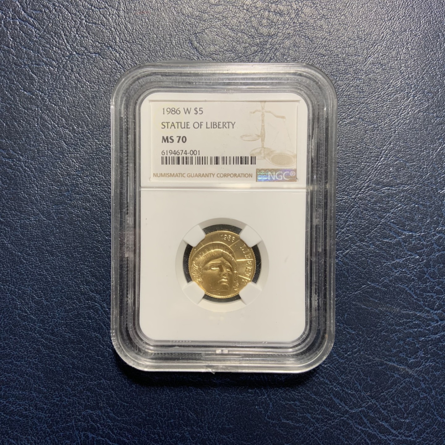 收藏联盟Quantum Auction 第229期拍卖 已更新 美国1986年5美元金币 NGC70 满分 