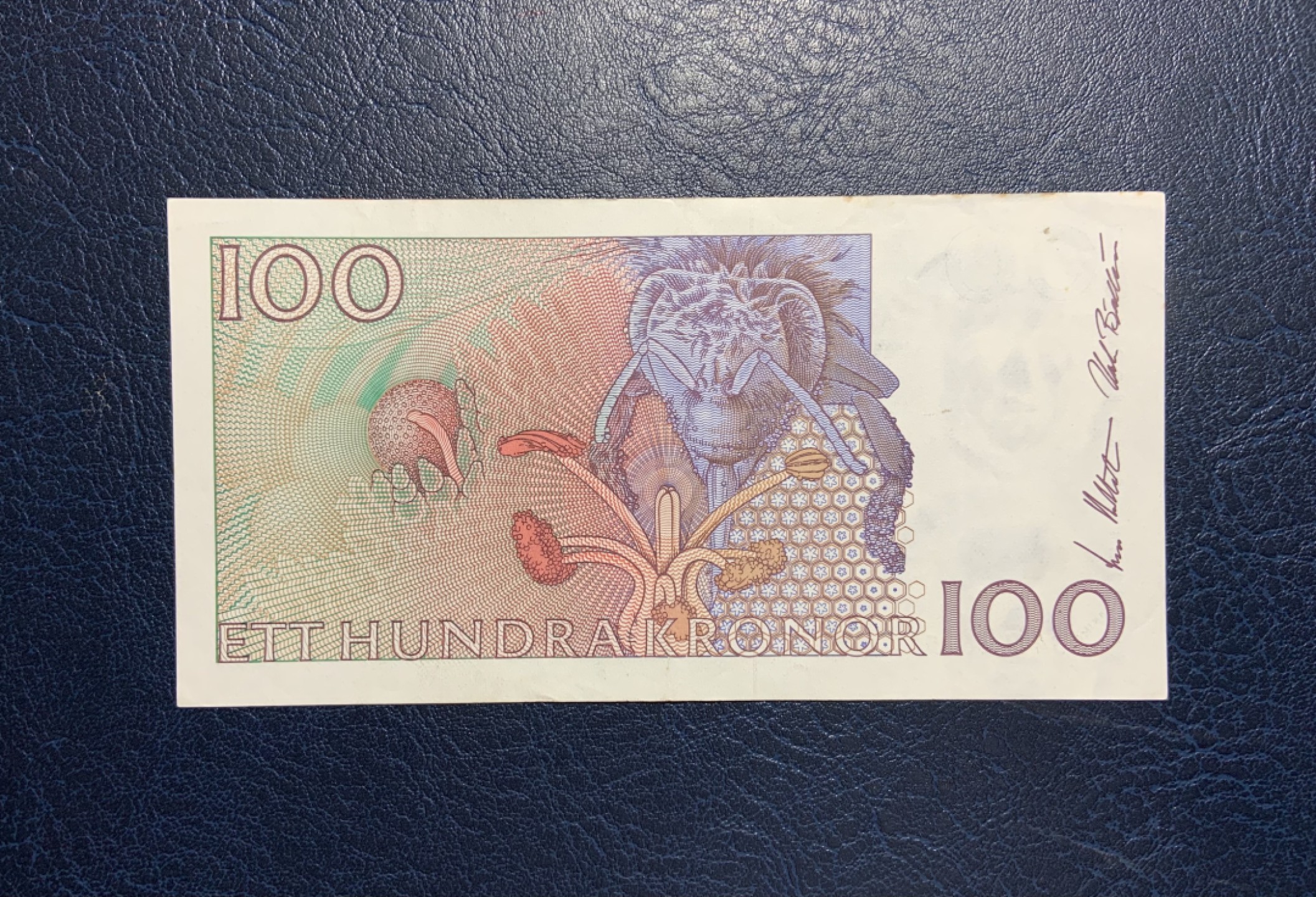 收藏联盟Quantum Auction 第229期拍卖 已更新 瑞典1999年100克朗 品相如图 早期大票幅 正面文字缩印