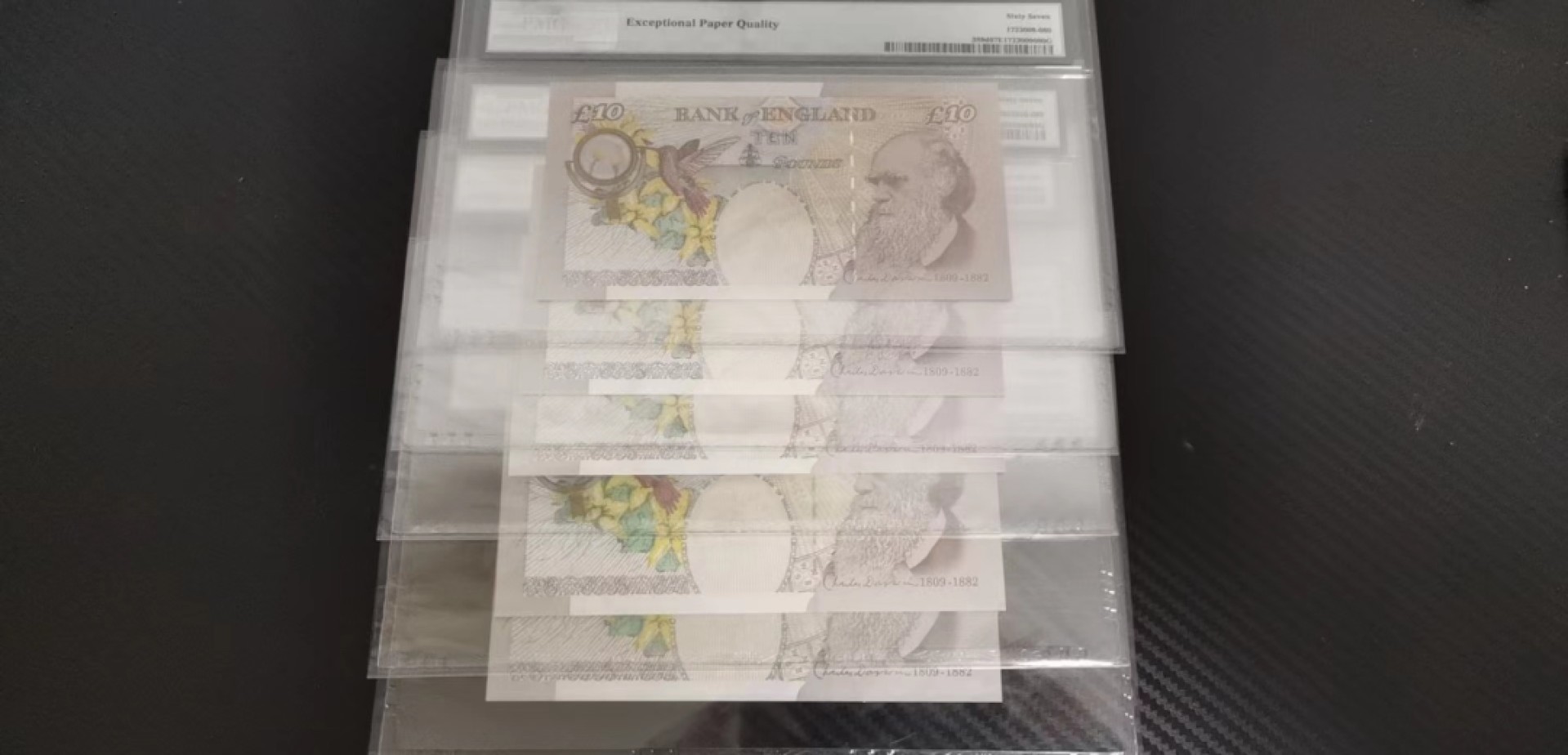 收藏联盟Quantum Auction 第229期拍卖 已更新 英国2000年版10英镑 PMG66-67 abcde5各版本 a和b版为AA01首发冠