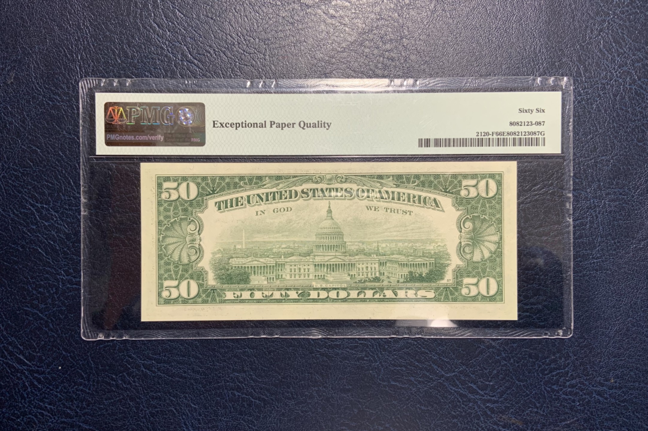 收藏联盟Quantum Auction 第229期拍卖 已更新 美国1981年联邦储备券50元 PMG66