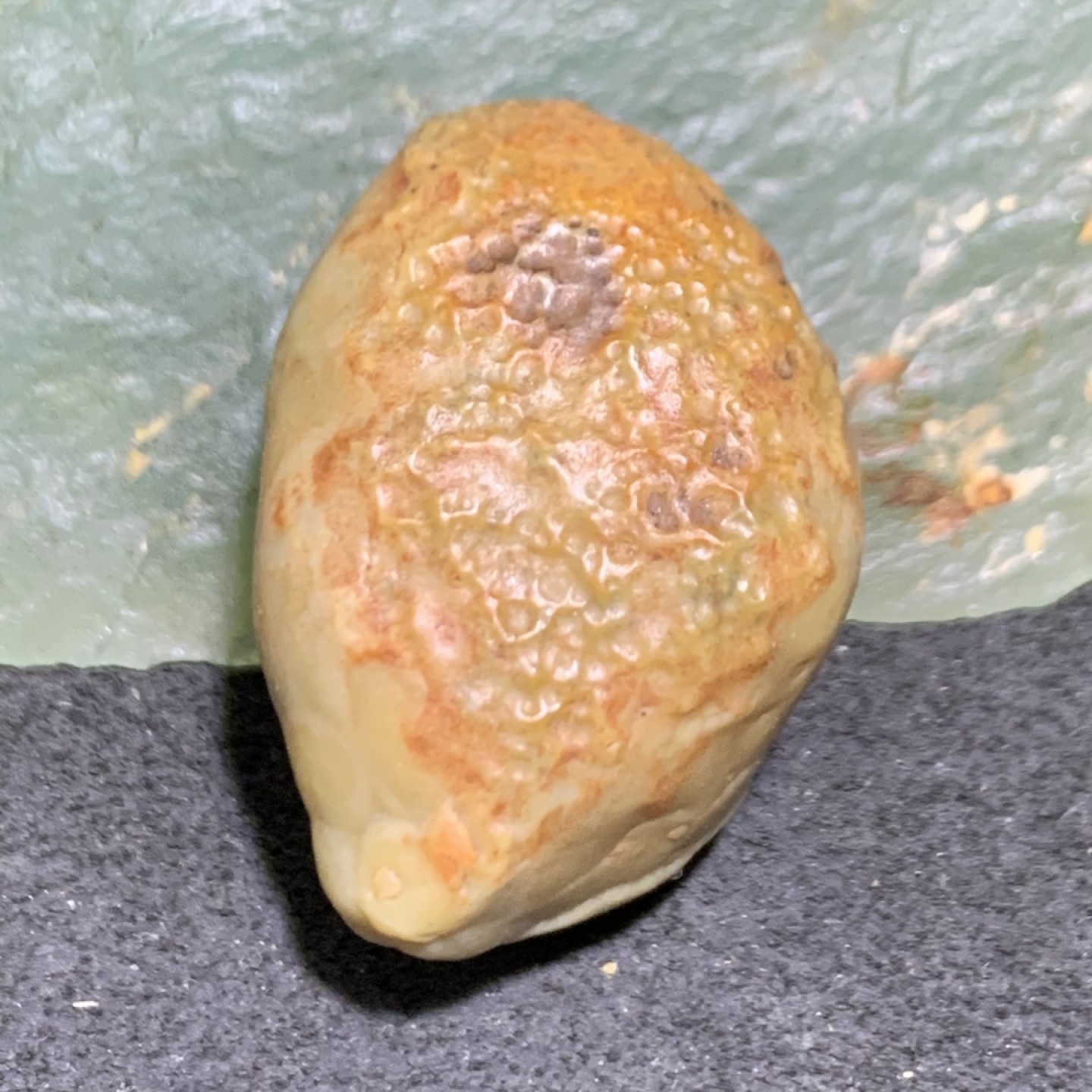 精美戈壁高玉化筋脉石原石一颗，