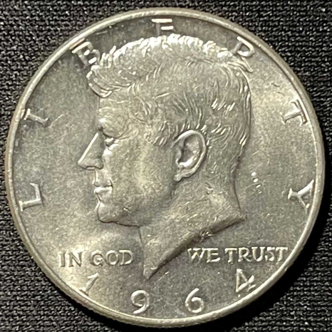 紫瑗钱币——第261期拍卖  共2张 美国 1964年 肯尼迪 50美分 12.5克 0.9银 UNC