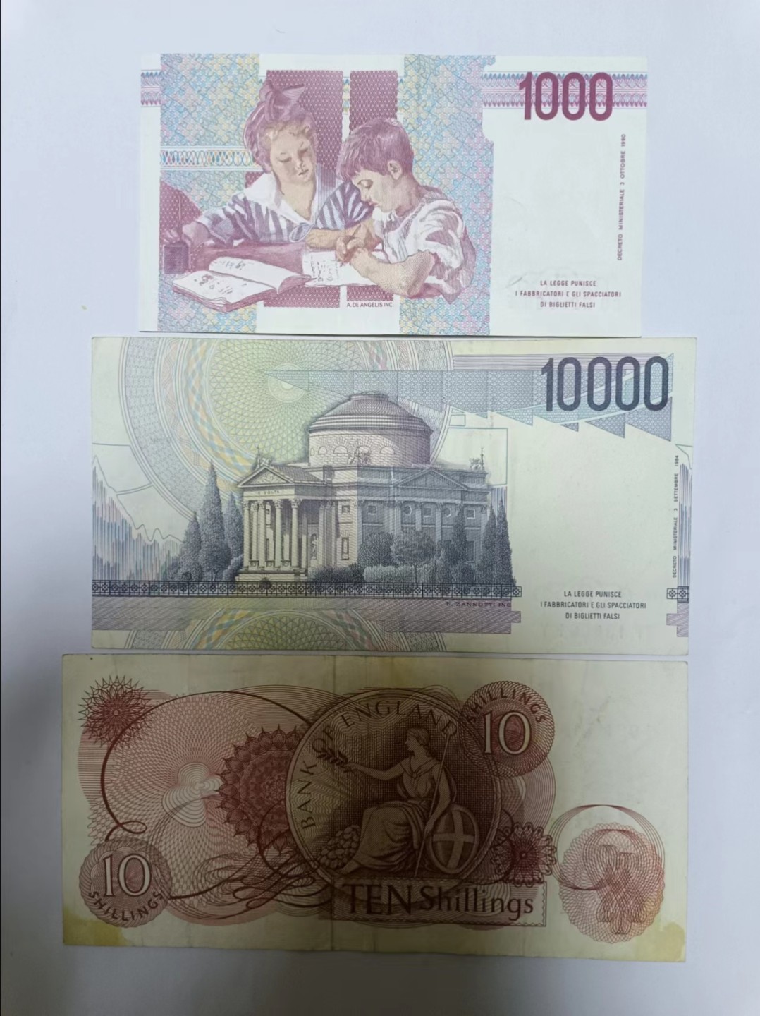 【专场20230204】立春第二期 意大利和英国纸币