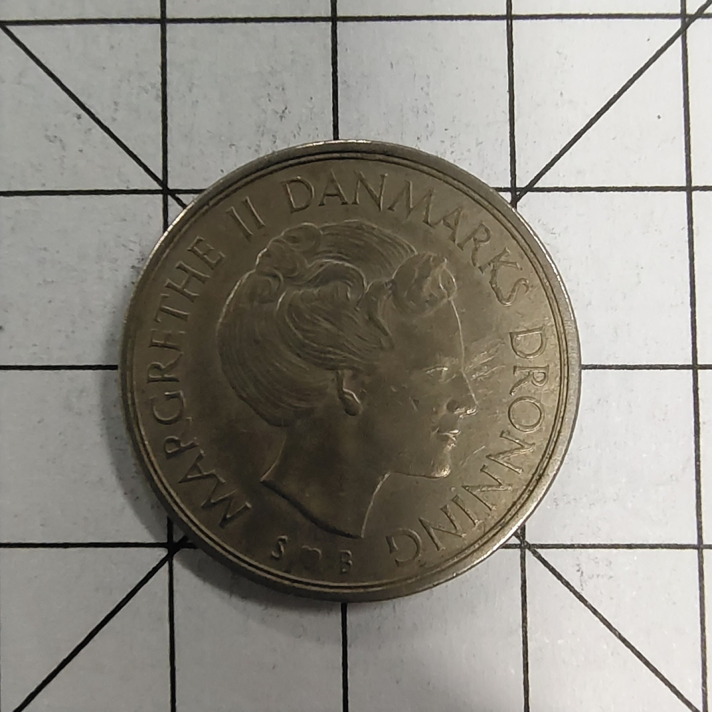 收藏之家世界硬币（捡漏，无押金，无佣金，全场满20包邮，偏远地区除外） 丹麦玛格丽特二世1克朗1978年