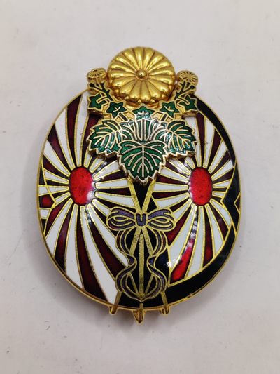 全场0元起拍 第27期 咸鱼国勋章拍卖专场 2月5日（周日）下午6：00开始 - 复制品 日本元帅章 珐琅多层结构