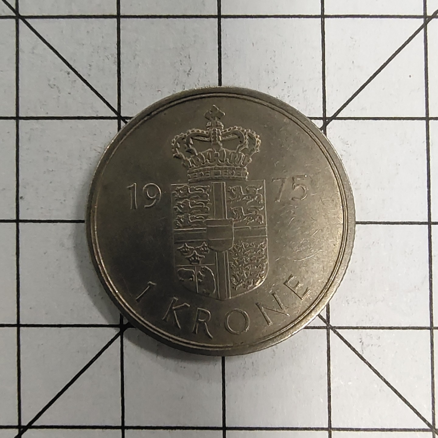 收藏之家世界硬币（捡漏，无押金，无佣金，全场满20包邮，偏远地区除外） 丹麦玛格丽特二世1克朗1978年