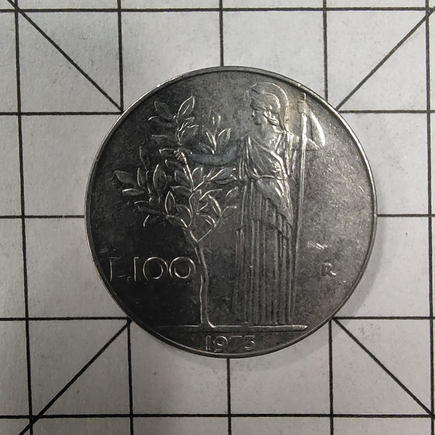 收藏之家世界硬币（捡漏，无押金，无佣金，全场满20包邮，偏远地区除外） 意大利100里拉1975年