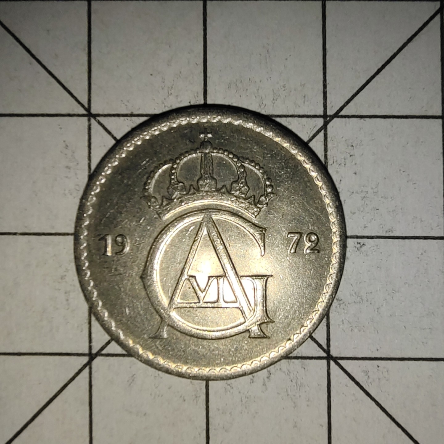 收藏之家世界硬币（捡漏，无押金，无佣金，全场满20包邮，偏远地区除外） 瑞典50欧尔1972年