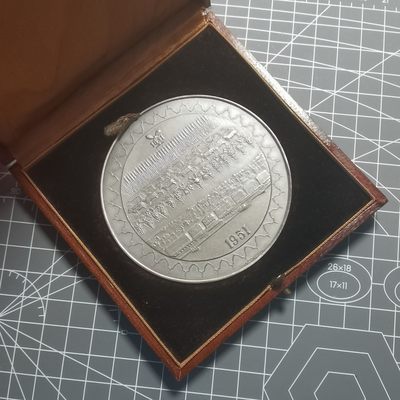 🎆奇货可居🎆 第六十五场 章牌专场 【兔年大吉】 - 法国殖民地银章 阿尔及利亚和突尼斯银行百年纪念