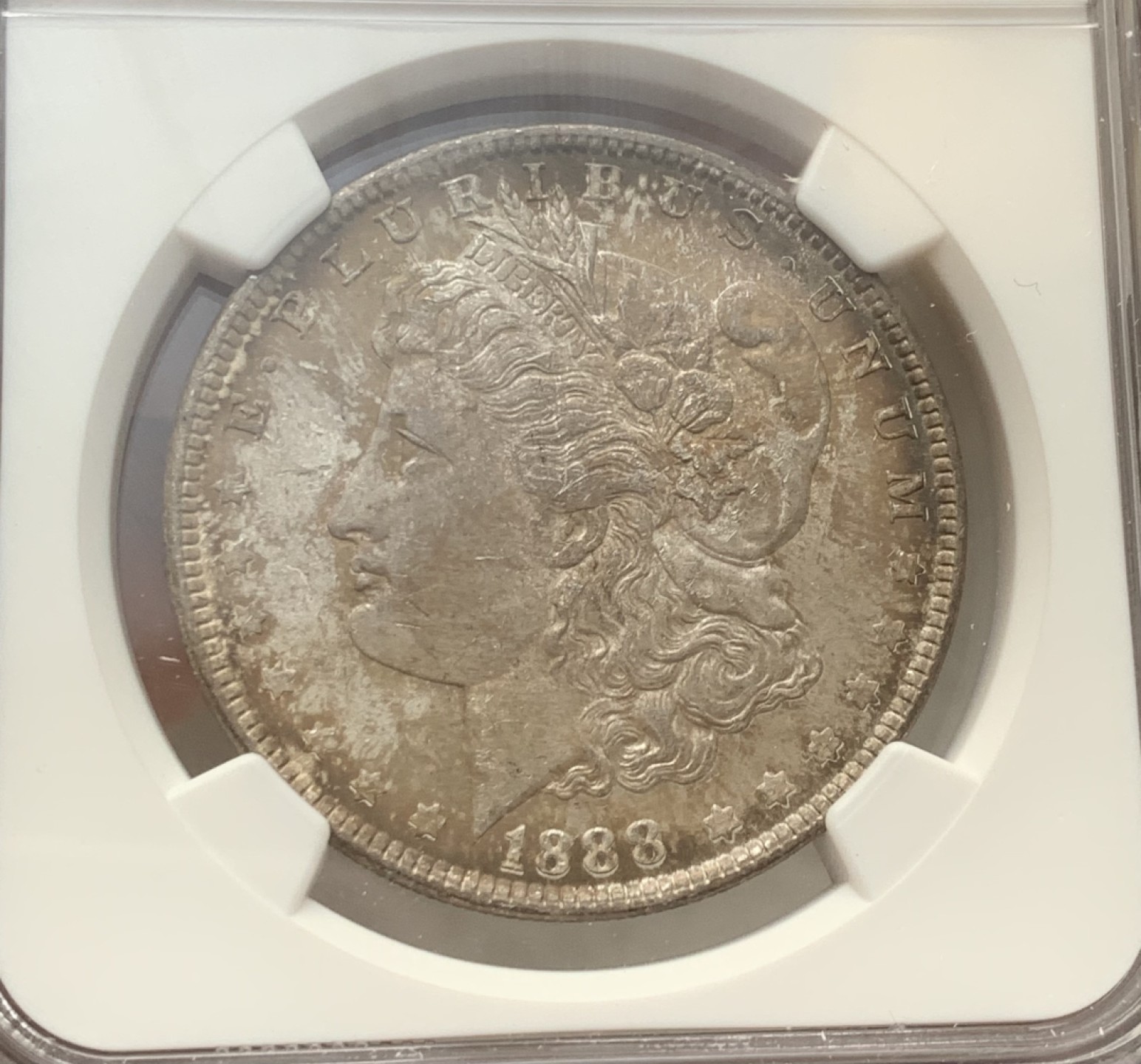 瓶子🏺第77期拍卖会 美国1888年摩根1美元大银币MS63