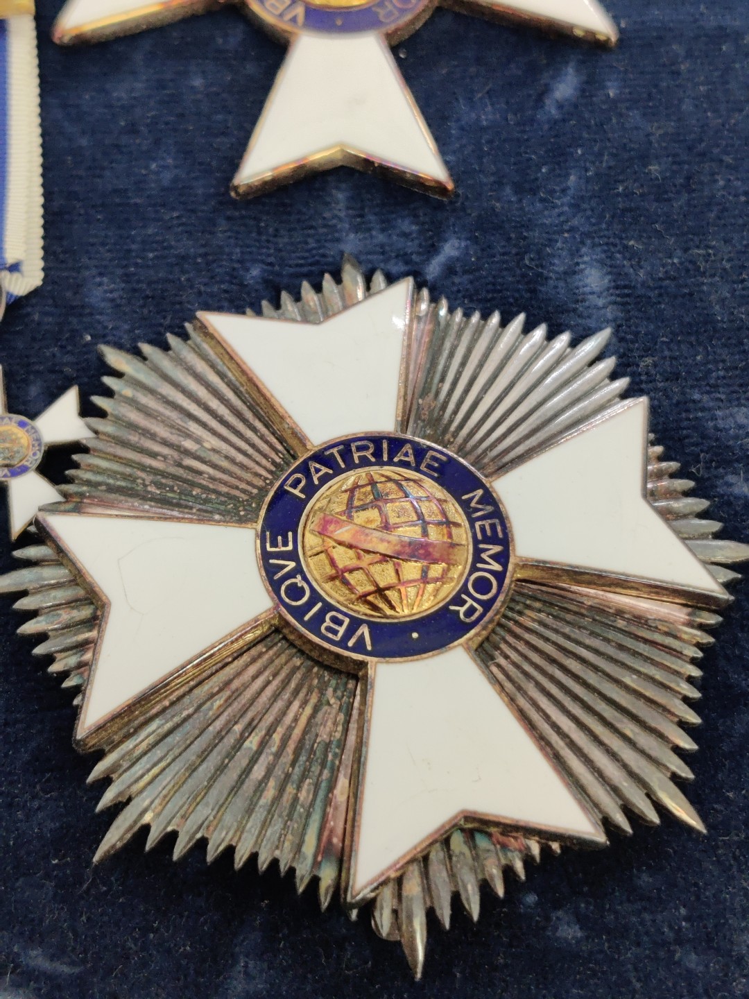 全场0元起拍 第27期 咸鱼国勋章拍卖专场 2月5日（周日）下午6：00开始 大十字级巴西里约布兰科勋章 纯银珐琅 颁发给日本宫内厅式部副长